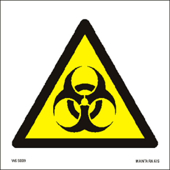 Εικόνα της Warning Biological hazard 15x15
