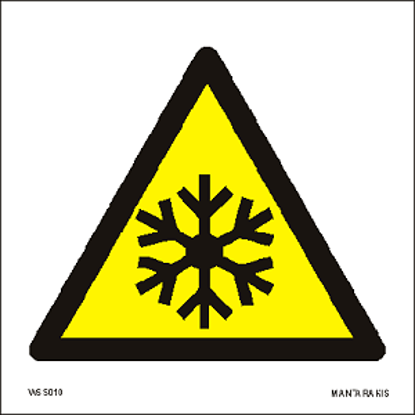 Εικόνα της Warning Low temperature/ freezing conditions 15x15