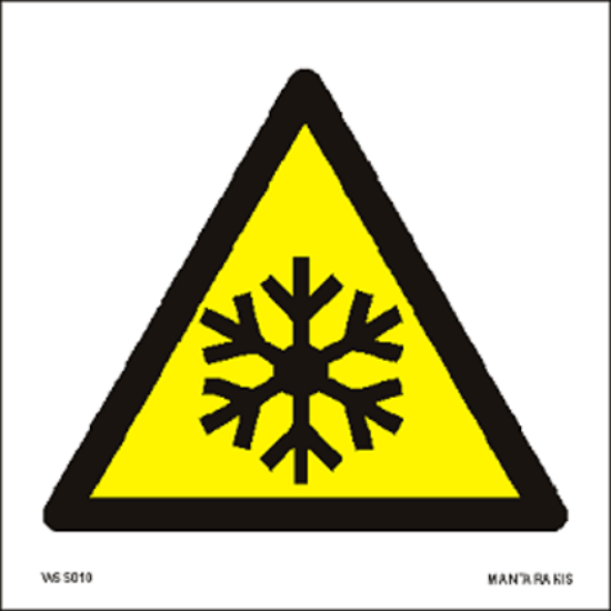 Εικόνα της Warning Low temperature/ freezing conditions 15x15