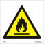 Picture of Warning Flammable material 15 x 15