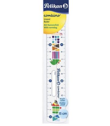 Εικόνα της Χάρακας Πλαστικός 15cm Pelikan