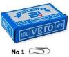 Εικόνα της Συνδετήρες Veto No.4 & 2 & 1