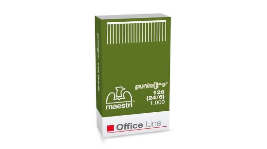Picture of Stapler wires Maestri silver staples No.126