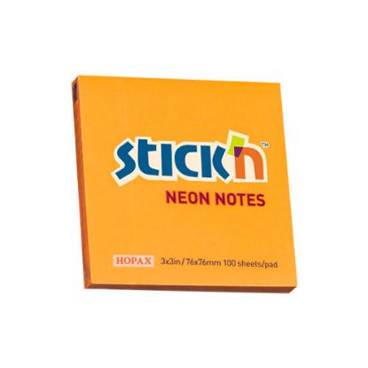 Picture of Stick'n Note Papers 76x76mm Neon