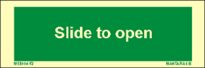 Εικόνα της Text Slide to Open 5x15