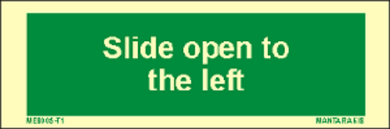 Picture of Door slides left to open 15x15