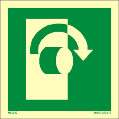 Picture of Turn clockwise to open 15x15
