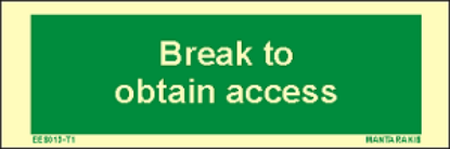 Εικόνα της Text Break to Obtain Access 5x15