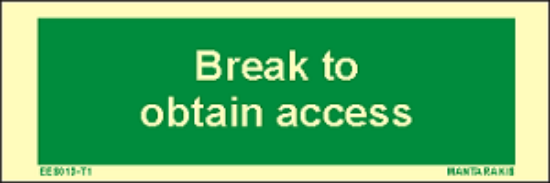 Εικόνα της Text Break to Obtain Access 5x15