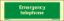 Picture of Text Emergency Telephone 5x15