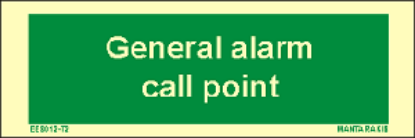 Εικόνα της Text General Alarm Call Point 5x15