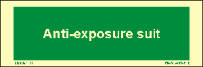 Εικόνα της Text Anti-exposure Suit 5x15