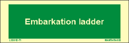 Εικόνα της Text Embarkation Ladder 5x15