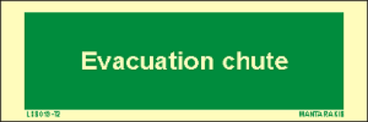 Εικόνα της Text Evacuation Chute 5x15
