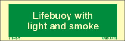 Picture of Text Lifebuoy with Light & Smoke 5x15