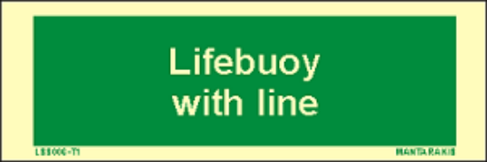 Picture of Text Lifebuoy with Line 5x15