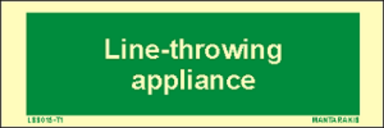 Picture of Text Line-Throwing Appliance 5x15