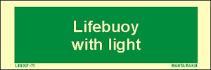Picture of Text Lifebuoy with Light 5x15