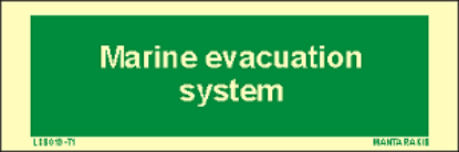 Εικόνα της Text Marine Evacuation System 5x15