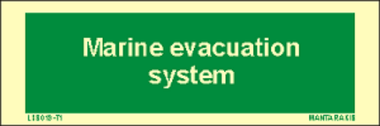 Picture of Text Marine Evacuation System 5x15