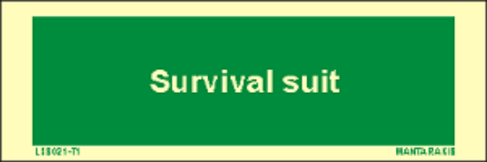 Picture of Text Survival Suit 5x15