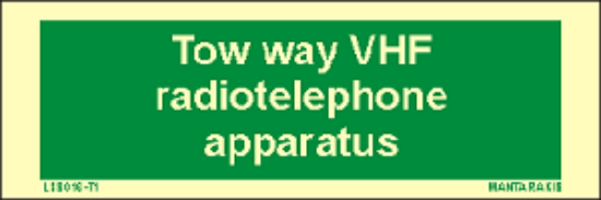 Εικόνα της Text Two-way VHF radiotelephone apparatus 5x15