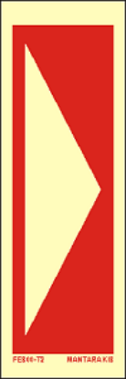 Εικόνα της Arrow red Right-Left 5x15