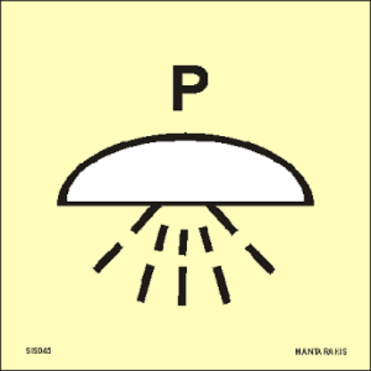Picture of Space or group of spaces protected by a powder fire-extinguishing system 15x15