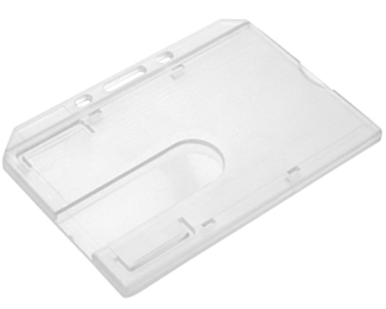 Picture of Clear Enclosed ID Card Holder - Landscape 