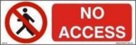 Picture of No Access 10x30