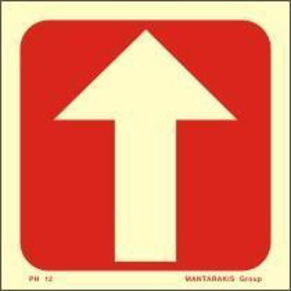 Picture of Arrow Straight 15x15 Red