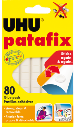 Εικόνα της Λευκή Πλαστελίνη Κολλητική UHU Patafix 80