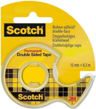 Εικόνα της Ταινία 3M Scotch Διπλής Όψης 12mmx6.3m