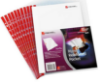 Picture of Colored Clear Pockets A4 Rexel Blue or Red