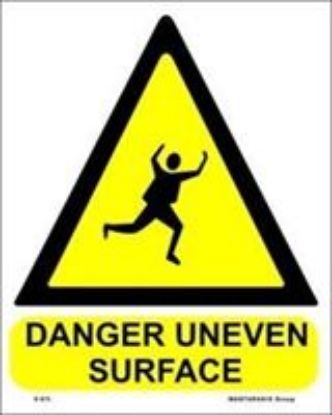 Εικόνα της Danger Uneven Surface 20x25