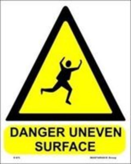 Εικόνα της Danger Uneven Surface 20x25