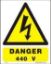 Picture of Danger 440 V 20x25