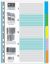 Picture of Separators with 5 subjects Skag Paper