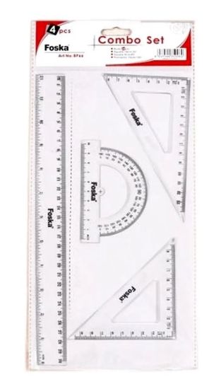 Picture of Set of Geometric Instruments 4 pcs. Foska