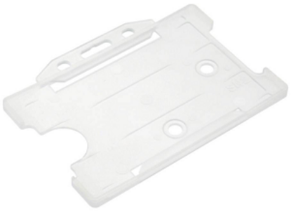 Picture of Clear open faced ID card holder - Landscape