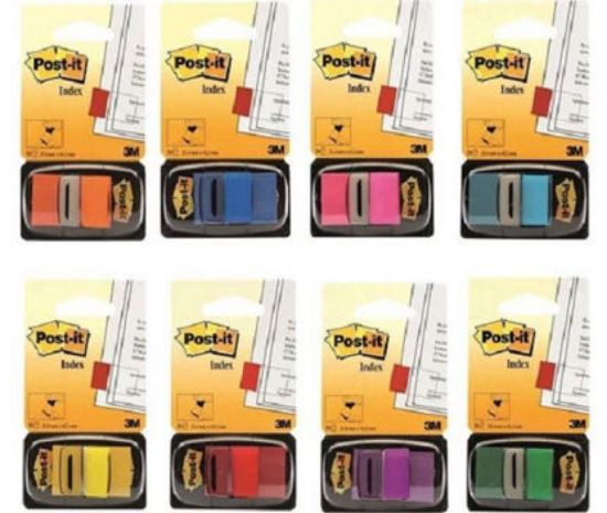 Picture of Index Post-It Bookmarks 25.4x43.2mm 50 pcs.