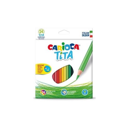 Εικόνα της Ξυλομπογιές CARIOCA TITA 24 χρωμάτων