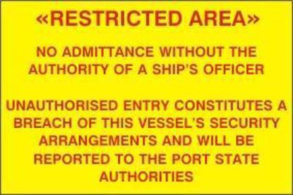 Picture of Restricted Area 10x15