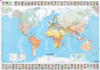 Εικόνα της Χάρτης Παγκόσμιος Michelin 1m x 1.44m ref 12701 Χάρτινος Ρολό 