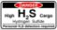 Picture of Danger High H2S Cargo 20x30