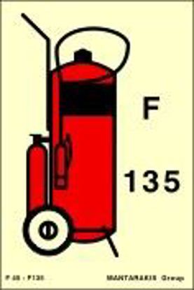 Εικόνα της Wheeled Foam Fire Extinguisher (F135) 15x10