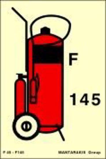Εικόνα της Wheeled Foam Fire Extinguisher (F145) 15x10