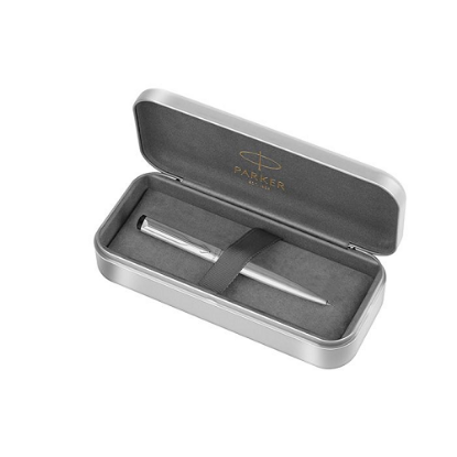 Εικόνα της Parker Vector Stainless Steel CT Set Rollerball and Tin box Σετ Στυλό Medium από Ατσάλι Γκρι