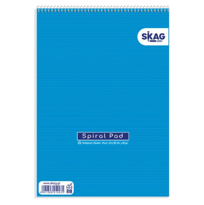 Εικόνα της ΜΠΛΟΚ "ΣΠΙΡΑΛ" Α4 80Φ SKAG