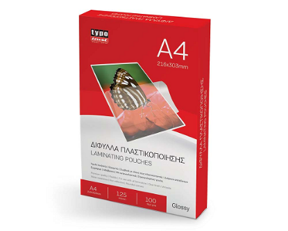 Εικόνα της Δίφυλλα Πλαστικοποίησης Typotrust Α4 125 MIC